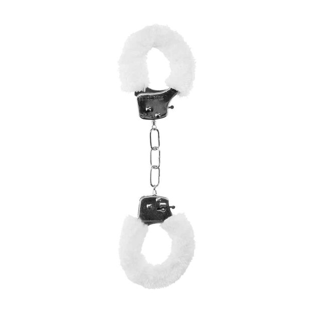 Pleasure Handcuffs Furry - White