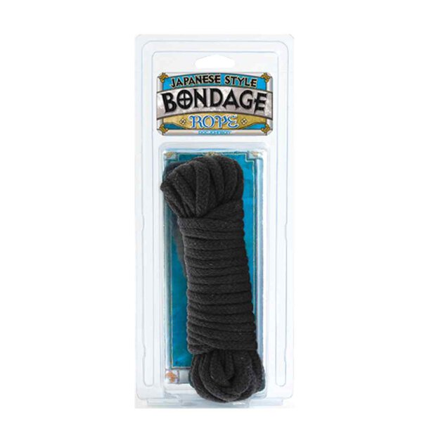 Cotton Bondage Rope Japanesse - Black