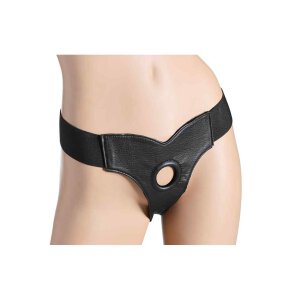 Bella  Adjustable Velvet Lined Strap On Harness