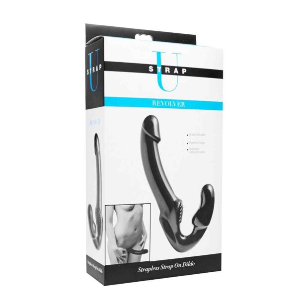 Strap U Revolver Strapless Strap On G-Spot Dildo