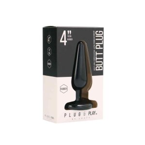 Butt Plug Basic 4 Inch Black