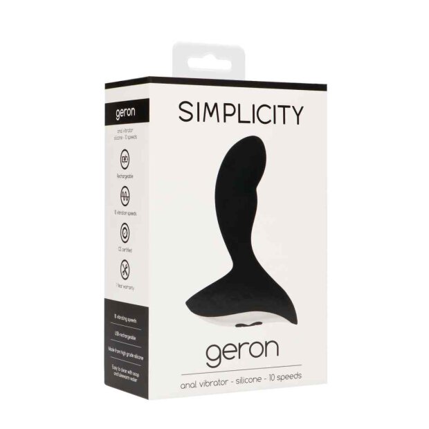 GERON Anal vibrator Black