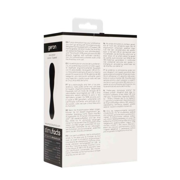 GERON Anal vibrator Black