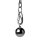 Heavy Hitch Ball Stretcher Hook with Weights Silver