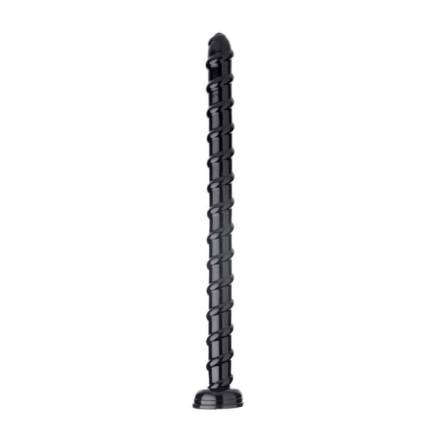 Hosed Spiral Anal Snake Black 3,8 cm