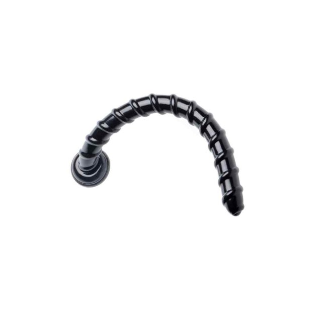 Hosed Spiral Anal Snake Black 3,8 cm