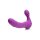 ROYAL REVOLVER Vibrating Silicone Strapless Strap On Purple