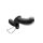 Supreme Pleasure Vibrating Double Ended Dildo w/Harness Black