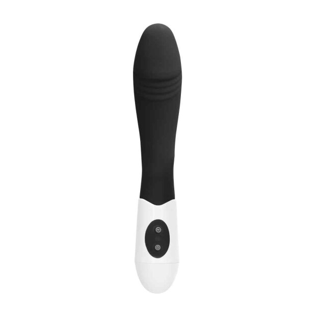 Ribbed Vibrator Black