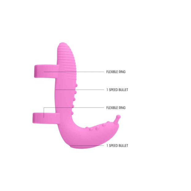 Vibrator Extension Set Eliott Pink