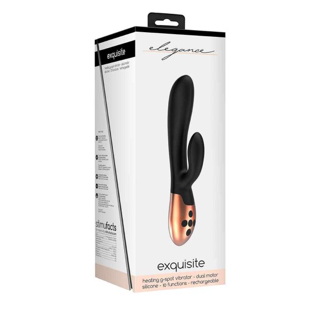 Heating G-Spot Vibrator Exquisite Black