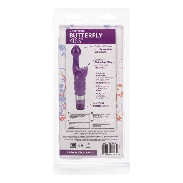 9-Function Butterfly KissÂ® Platinum Edition Purple