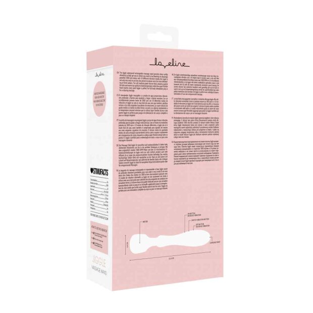 Loveline Massage Wand Jiggle Pink