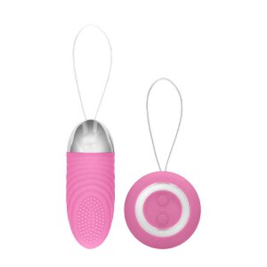 Ethan Rechargeable Remote Control Vibrating Egg Pink