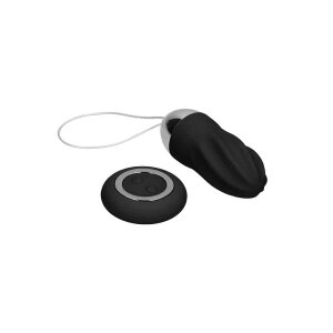 George Rechargeable Remote Control Vibrating Egg Black