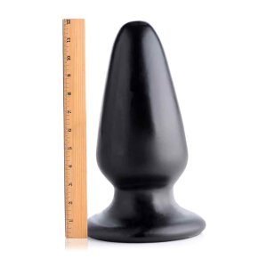 Gigantor XXXL Tapered Butt Plug Black 12,1 cm