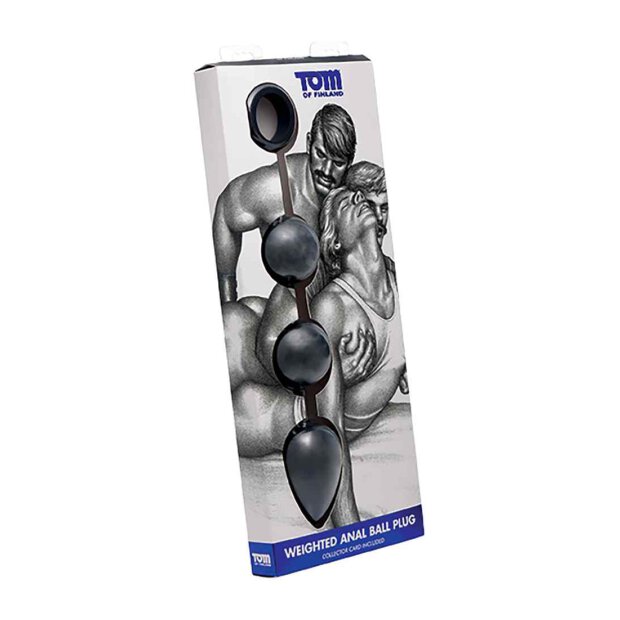 Tom of Finland Weighted Anal Ball Beads Black