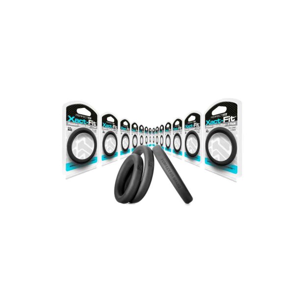 #15 Xact-Fit Cockring 2-Pack Black