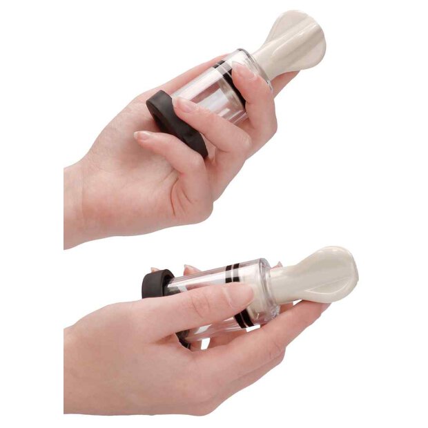 Electro Nipple Suckers Transparent