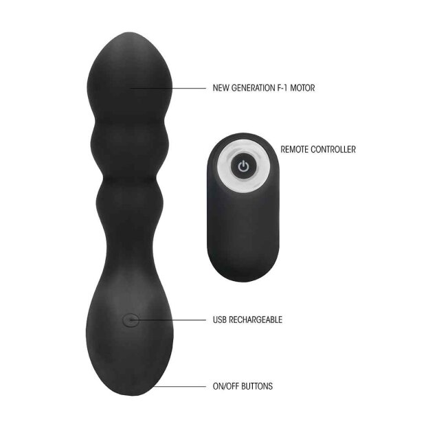 No. 78 Rechargeable Anal Stimulator Black