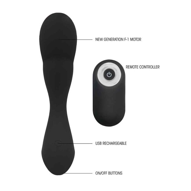 No. 79 Rechargeable P-Spot Stimulator Black