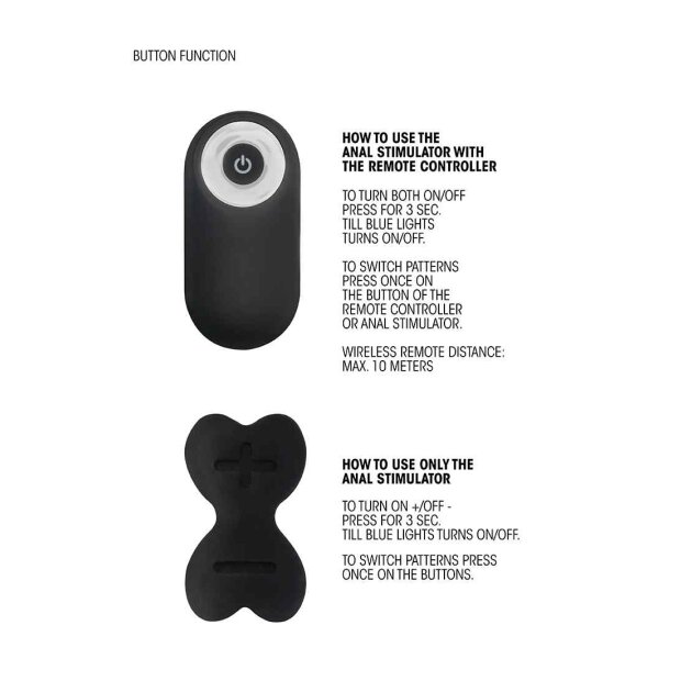 No. 79 Rechargeable P-Spot Stimulator Black