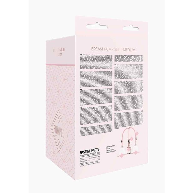 Breast Pump Set Medium Rose Gold