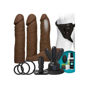 Vibrating Dual Density ULTRASKYN Chocolate