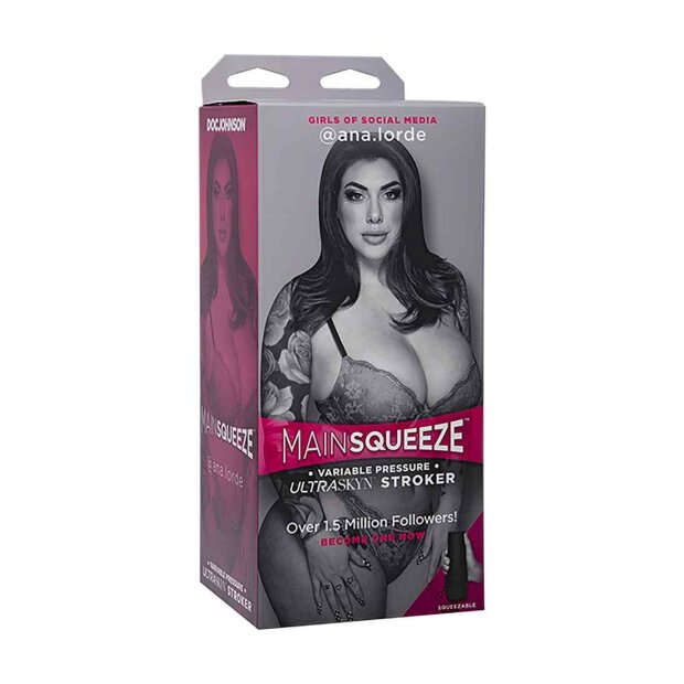 Doc Johnson MAINSQUEEZE Girls of Social Media ana.lorde ULTRASKYN Pussy Masturbator