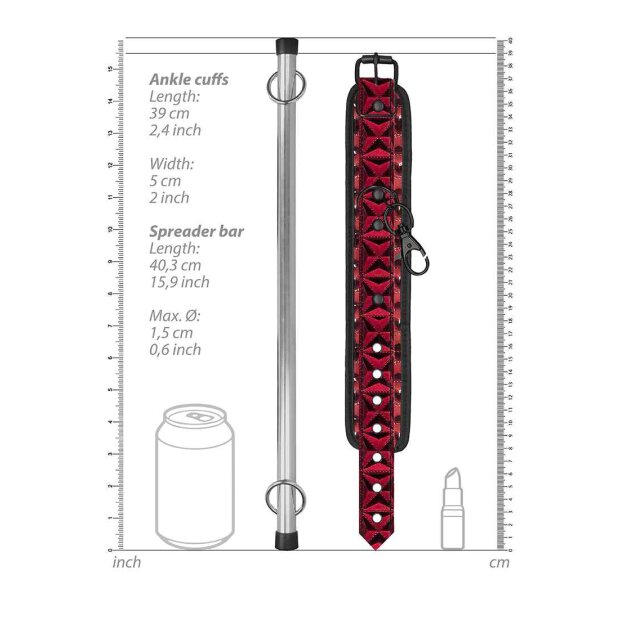 Luxury Spreader Bar Burgundy