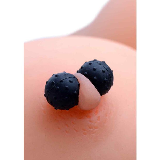Dragon Orbs Nubbed Silicone Magnetic Balls - Black