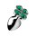 Lucky Clover Gem - Medium - Silver