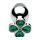 Lucky Clover Gem - Medium - Silver