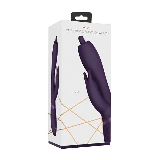 Nilo - Pinpoint Rotating G-Spot Rabbit - Purple