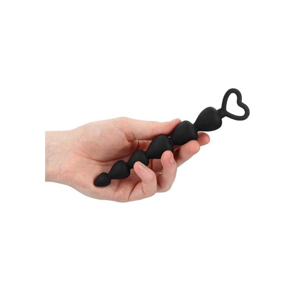Silicone Anal Beads - Black