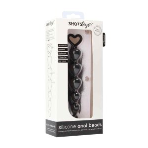 Silicone Anal Beads - Black