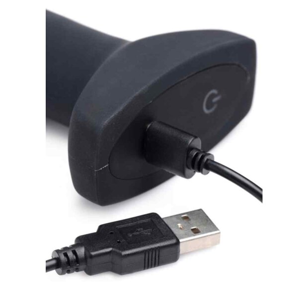 Swell 10X Inflatable + Vibrating Missile Silicone Anal Plug