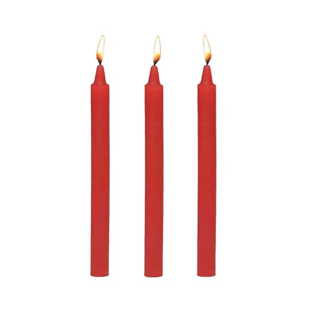 Fire Sticks - Fetish Drip Candles Set of 3 - Red - 92 g