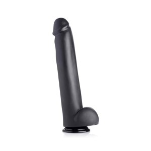 The Master Suction Cup Dildo - Black 33 cm