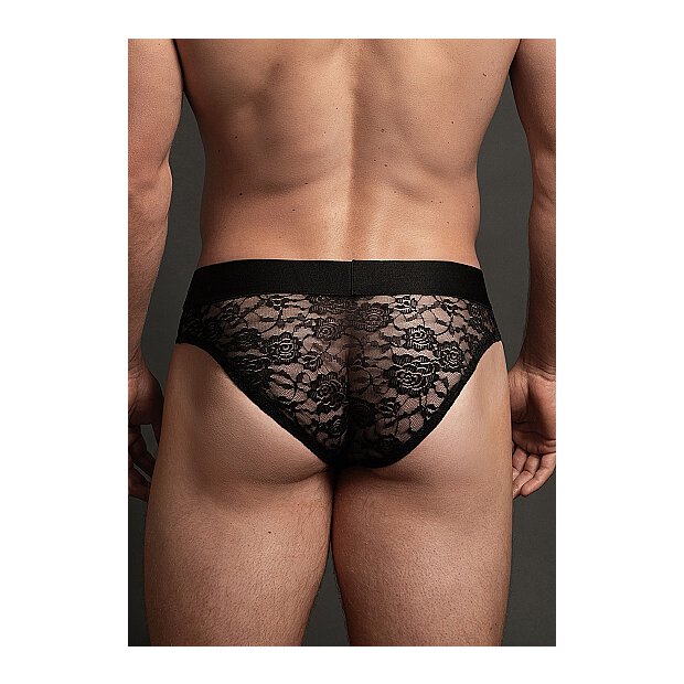 Lace Brief - Black - L/XL