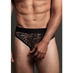Lace Brief - Black - L/XL