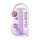 7" / 18 cm Realistic Dildo With Balls - Purple