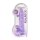 9" / 23 cm Realistic Dildo With Balls - Purple
