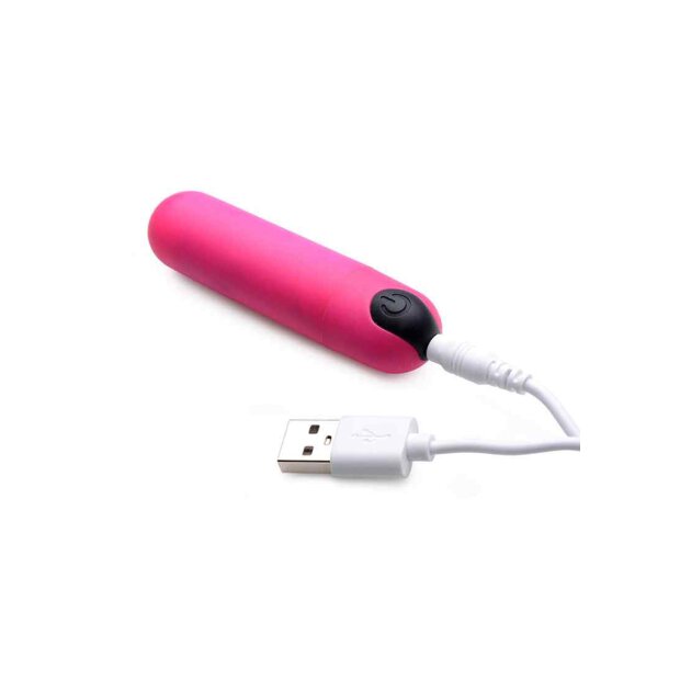 BANG! Vibrating Bullet with Remote Control - Pink
