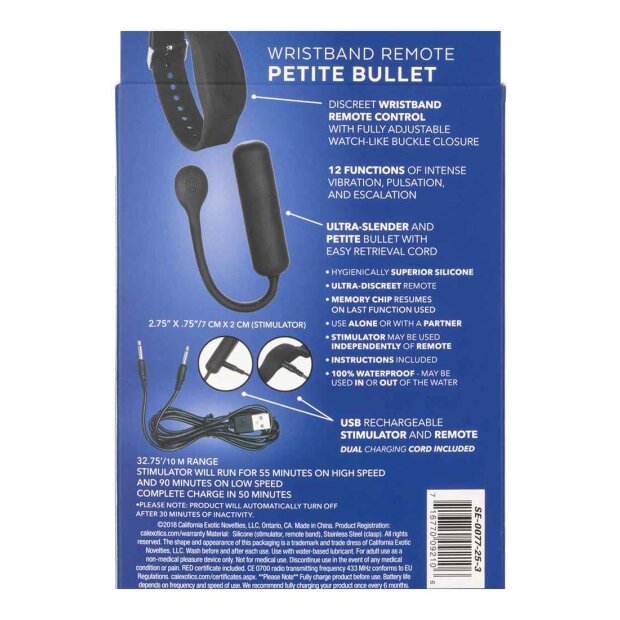 CalExotics Wristband Remote Petite Bullet