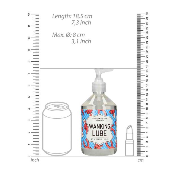 Masturbation Lube WANKING LUBE 500 ml