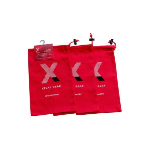 Ultra Soft Gear Bag - 100% Cotton - 3-Pack - Red
