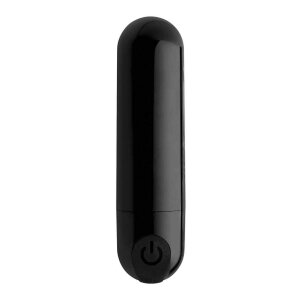 10X Vibrating Metallic Bullet - Black