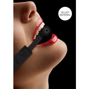 Velvet &amp; Velcro Adjustable Breathable Gag