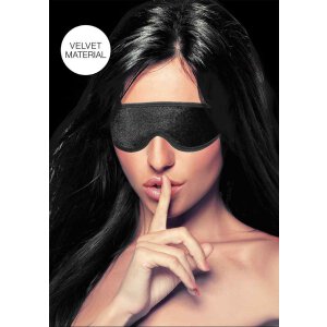 Velvet &amp; Velcro Adjustable Eye Mask